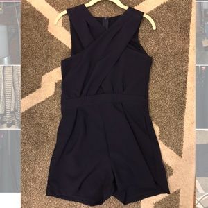 Navy blue romper